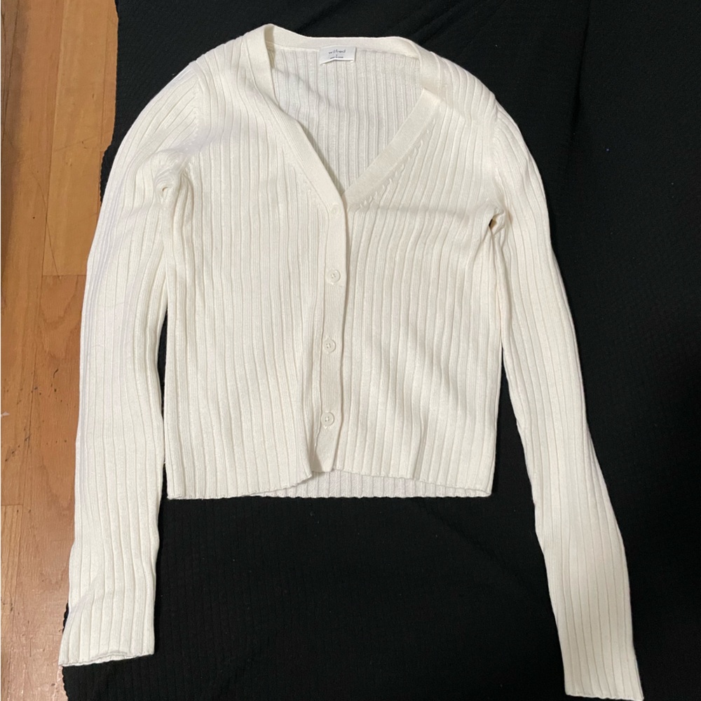 Aritizia Wilfred Cropped Cardigan